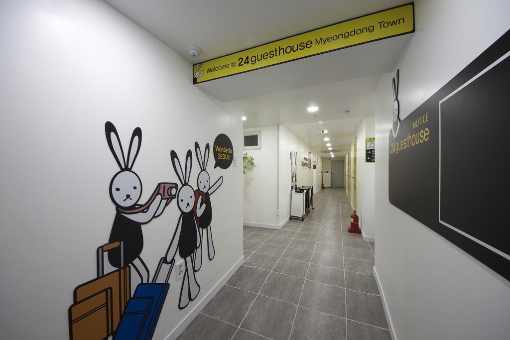 סיאול 24 Guesthouse Myeongdong Town מראה חיצוני תמונה