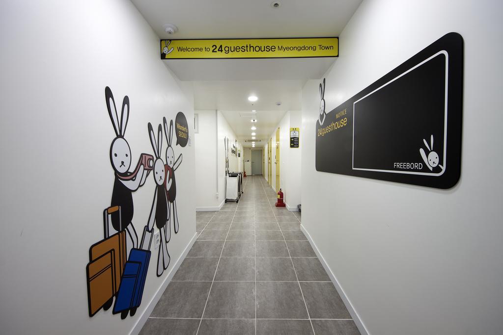 סיאול 24 Guesthouse Myeongdong Town מראה חיצוני תמונה